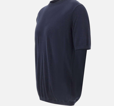 Maglia a maniche corte in misto seta e cotone 300421 038 KANGRA 