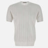 T-shirt in cotone e viscosa 102421 001 KANGRA 