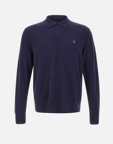 Maglia in lana colletto a polo 710946001 001 POLO RALPH LAUREN 