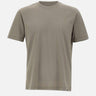 T-shirt in misto cotone e nylon DK17911 TORTORA DIKTAT 