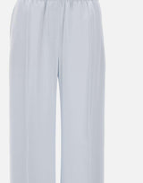 Pantaloni relaxed fit in crêpe fluido 50557442 462 BOSS 