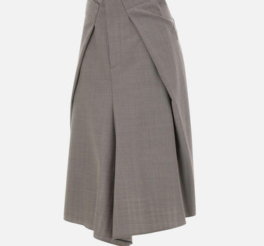 Gonna midi sartoriale 1226WSK007224B NICKEL VICTORIA BECKHAM 