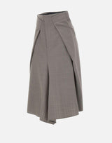 Gonna midi sartoriale 1226WSK007224B NICKEL VICTORIA BECKHAM 
