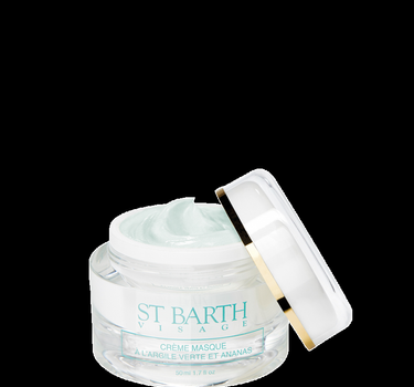 "Crème masque argile verte et ananas" 50gr 704005 50GR LIGNE ST.BARTH 