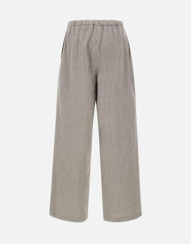 Pantalone "Clark" CLARK GREY LOULOU DE SAISON 