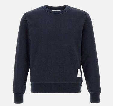 Felpa  "Crewneck Classic Loopback" in cotone MJT085A 03377415 THOM BROWNE 