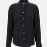 Camicia in misto seta V126113127 001BLK VINCE. 