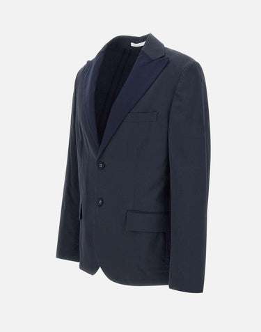 Blazer in cotone e lyocell L031 51276685 PAOLO PECORA 