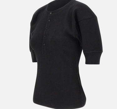 "Grey Marl Sweater" 1425JTP006684A BLACK VICTORIA BECKHAM 