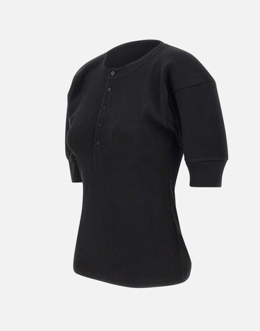 "Grey Marl Sweater" 1425JTP006684A BLACK VICTORIA BECKHAM 