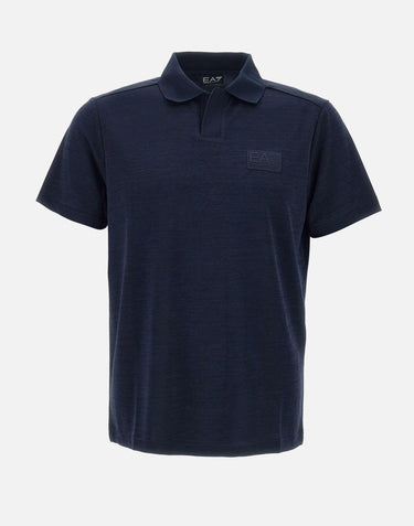 Polo in tessuto lyocell 7M000219 AF13869UB102 EA7 