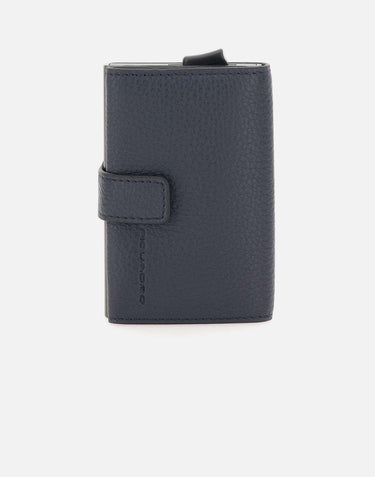 Porta carte di credito in pelle PP5649MOSR BLU PIQUADRO 