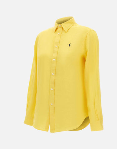 Camicia in lino 211970730 502 POLO RALPH LAUREN 