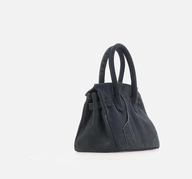 Borsa a mano riciclata 37501 BLACK ANOTHER CHANCE 