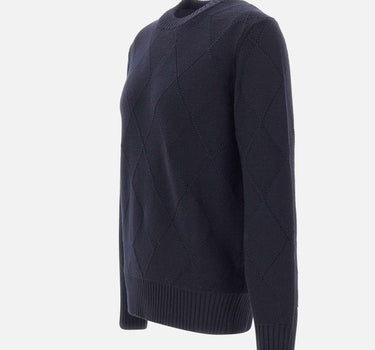 Maglia in lana con texture a rombi 411301 041 KANGRA 