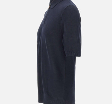 Polo in cotone con mezza zip M76MAGM90 MAG0M00811 ELEVENTY 