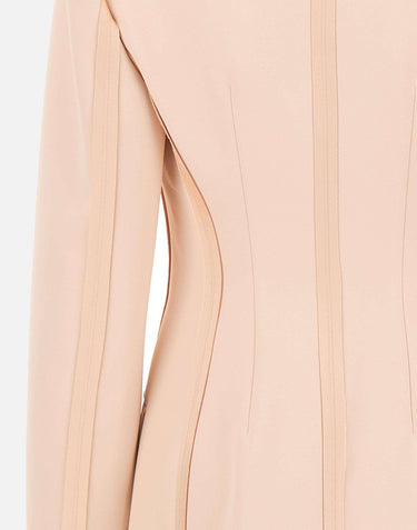 Blazer in crêpe leggero e raso GI24163E2 EA1 ELISABETTA FRANCHI 