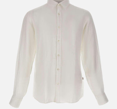 Camicia in lino 50567579 100 BOSS 