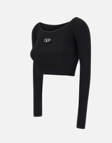 Top "M-Vera-Ls" in jersey di viscosa A14189 0DLAX9XX DIESEL 