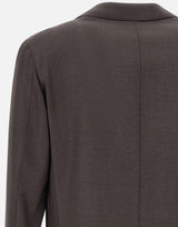 Blazer in lana e seta 26X579 26182650307R CORNELIANI 