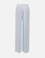 Pantaloni relaxed fit in crêpe fluido 50557442 462 BOSS 