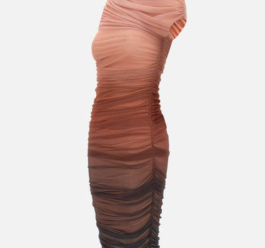 Abito in tulle dégradé AB93162E1 644 ELISABETTA FRANCHI 