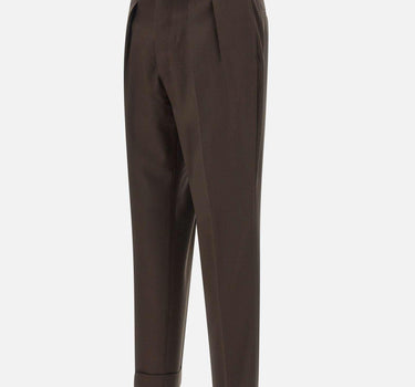 Pantaloni "Pierre" in lana W24MTLG468 COFFEE OFFICINE GENERALE 