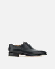 Stringate "F.J Lav. GY" in pelle 765NERO CU08 DUCA DEGLI ABRUZZI 