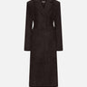 Cappotto lungo in pelle scamosciata 116503 1111 ROTATE BIRGER CHRISTENSEN 