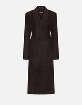 Cappotto lungo in pelle scamosciata 116503 1111 ROTATE BIRGER CHRISTENSEN 