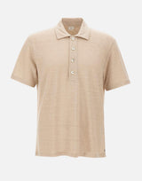 Polo in lino M75POLM01 TES0M12102 ELEVENTY 