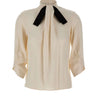 Blusa con fiocco firmato CA17866E2 E84 ELISABETTA FRANCHI 