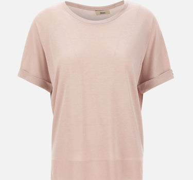 Maglia a maniche corte in misto cotone JG000312D 520564035 HERNO 