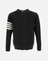 "Classic V-Neck Cardigan In Fine Merino Wool" MKC002A Y1014022 THOM BROWNE 