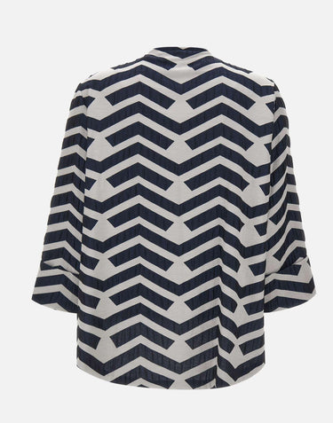 Giacca casual con fantasia geometrica 261097 4252 JOSEPH RIBKOFF 