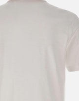 T-shirt in cotone slub-yarn con dettaglio logo 50508243 100 BOSS 