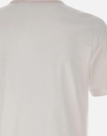 T-shirt in cotone slub-yarn con dettaglio logo 50508243 100 BOSS 