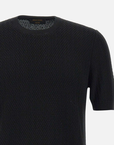 T-shirt  in maglia di cotone 57168 20616099 GRAN SASSO 