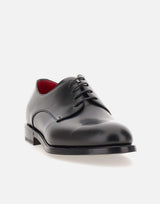 Stringate "Derby" in pelle di vitello 242U0091 NERO BARRETT 