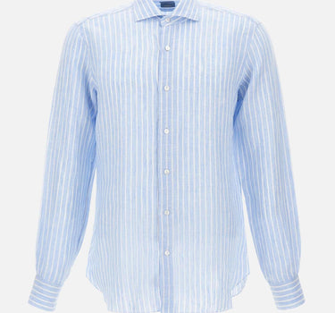 Camicia in lino a righe LIU02P0154037U 0001 BARBA 