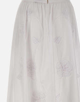Gonna lunga con ricami CA6178T039A 11111 LIU-JO 