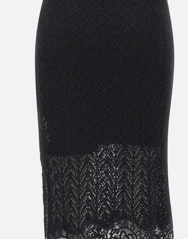 Gonna in maglia 4G075A N0990 BLUMARINE 