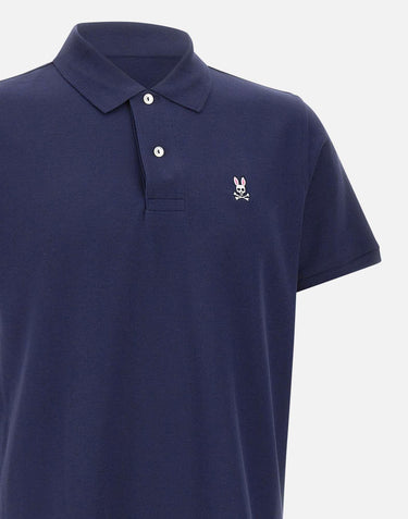 Polo classica in piqué B6K001CRPC EVB PSYCHO BUNNY 