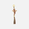 Portachiavi con giraffa PCGIRAFFA05 CARAMELLIGHTGOLD GIANNI CHIARINI 