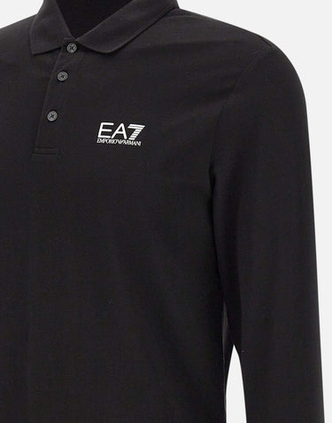 Polo in cotone stretch 8NPF15 PJVQZ1200 EA7 