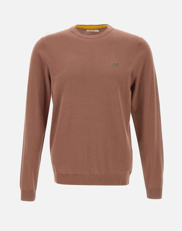 "Sweater elbow contrast color" K35110 08 SUN68 
