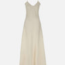 Abito lungo in misto lino con lurex M80ABIK02 TES0M06800 ELEVENTY 