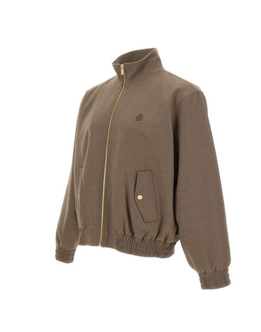 Giacca sportiva in flanella con ricamo LJT234 WV016LBR DROLE DE MONSIEUR 