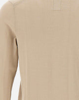 Cardigan in cotone full zip DK17012 SABBIA DIKTAT 