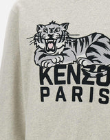 Felpa "Happy tiger" in cotone FF55SW2634MF 93 KENZO PARIS 